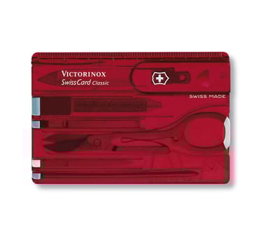 Swisscard Multitool Rood Soellaart.nl