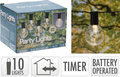 Feestverlichting 10 LED Lampen Soellaart.nl
