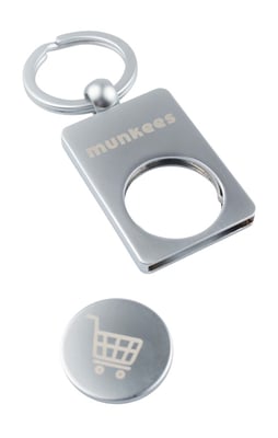 Shopping Cart Chip Mount Muntstuk Sleutelhanger OS Soellaart.nl