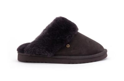 Flurry Suede Pantoffel Dames Choco 40 Soellaart.nl