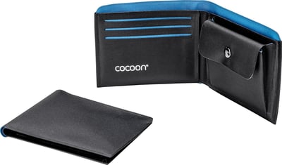 Wallet With Coin Pocket, Blue Portemonnee Black/Blue Soellaart.nl