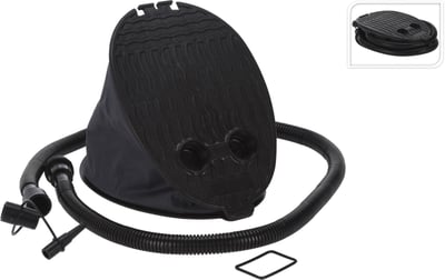 Voetpomp Blaasbalg 3 Liter Luchtbedpomp Zwart Soellaart.nl