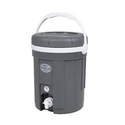 Water /Sapcontainer Met Kraan Grijs 4 Liter Jerrycan Grijs Soellaart.nl