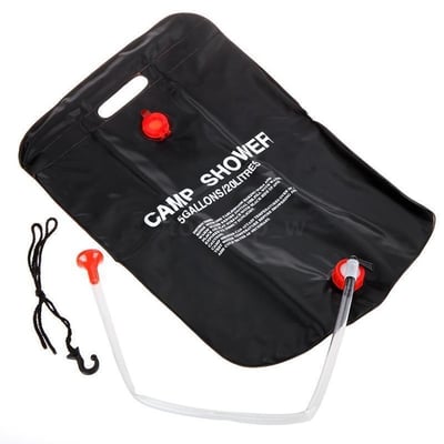 Solar Shower 20L Campingdouche Liter Zwart Soellaart.nl