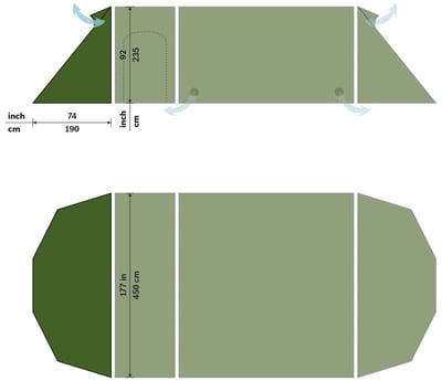 Stalon XL Vestibule Accessoire Sand Soellaart.nl