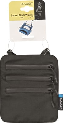 Secret Neck Wallet / Silk Portemonnee Black Soellaart.nl