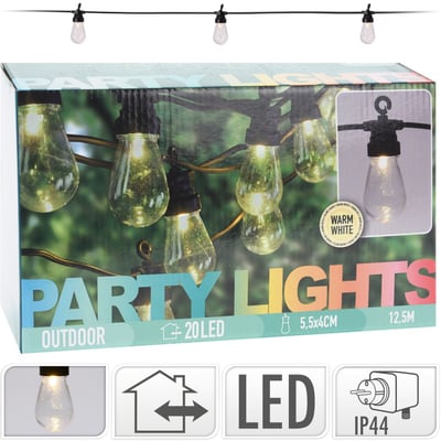 Feestverlichting 20 LED Lampen Soellaart.nl