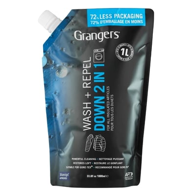 Wash + Repel Down 2 in 1 1L Eco Onderhoudsmiddel 1L Pouch Soellaart.nl