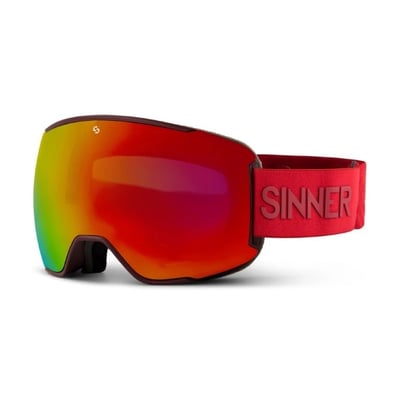 Snowflake Brgndy Sneeuwbril Matte Burgundy Soellaart.nl