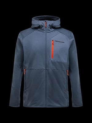 Utility Light Zip Hood Fleece Heren Soellaart.nl
