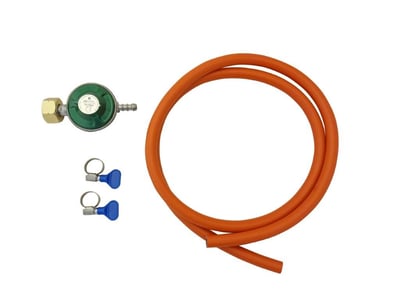 Universeel 30 Mbar + Slangpilaar en 1,5 M slang Drukregelaar Soellaart.nl