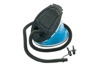Camp Gear Voetpomp 5 Liter Luchtbedpomp Zwart/ Blauw Soellaart.nl